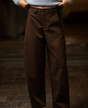 BARREL pantalon choco