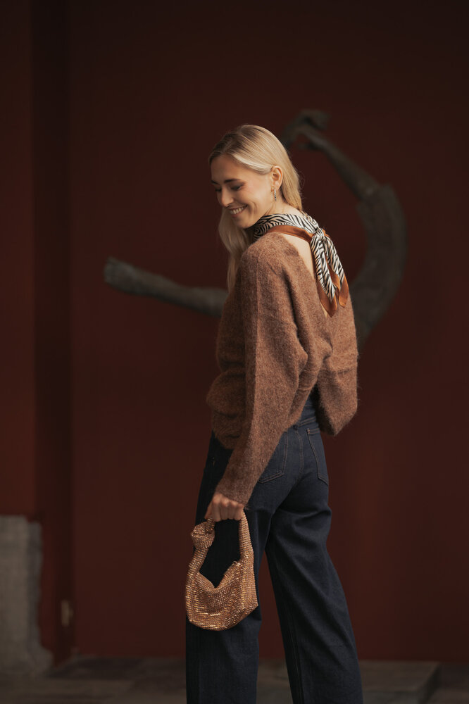 GAELLE pull marron GAELLE pull marron