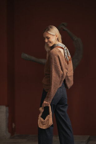 GAELLE pull marron GAELLE pull marron