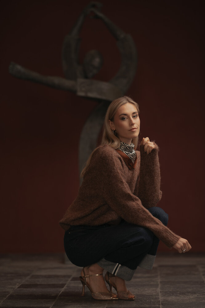 GAELLE pull marron GAELLE pull marron