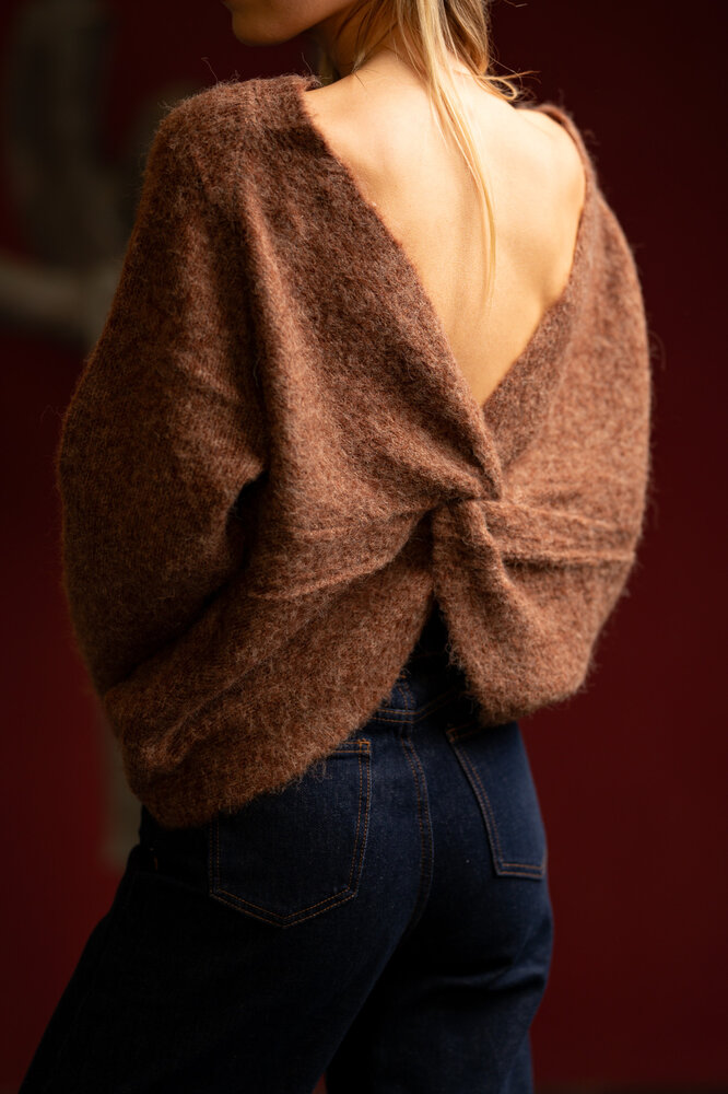 GAELLE pull marron GAELLE pull marron