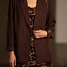 ILYANA blazer chocolat