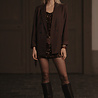 ILYANA blazer chocolat