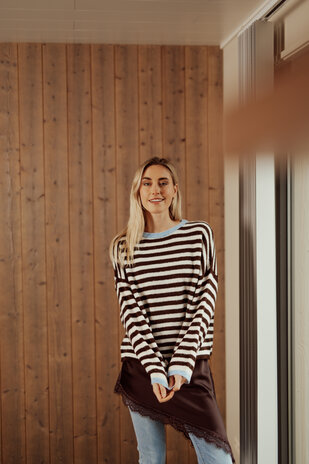 CALLIOPE pull choco/ble