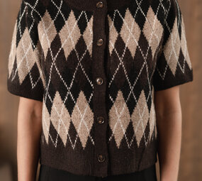 MINA blouse choco
