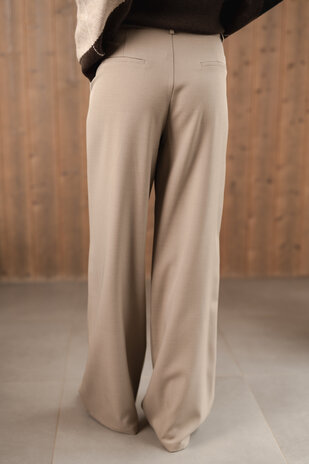 MARJOLAINE pantalon taupe