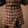 SOLENE jupe-short choco