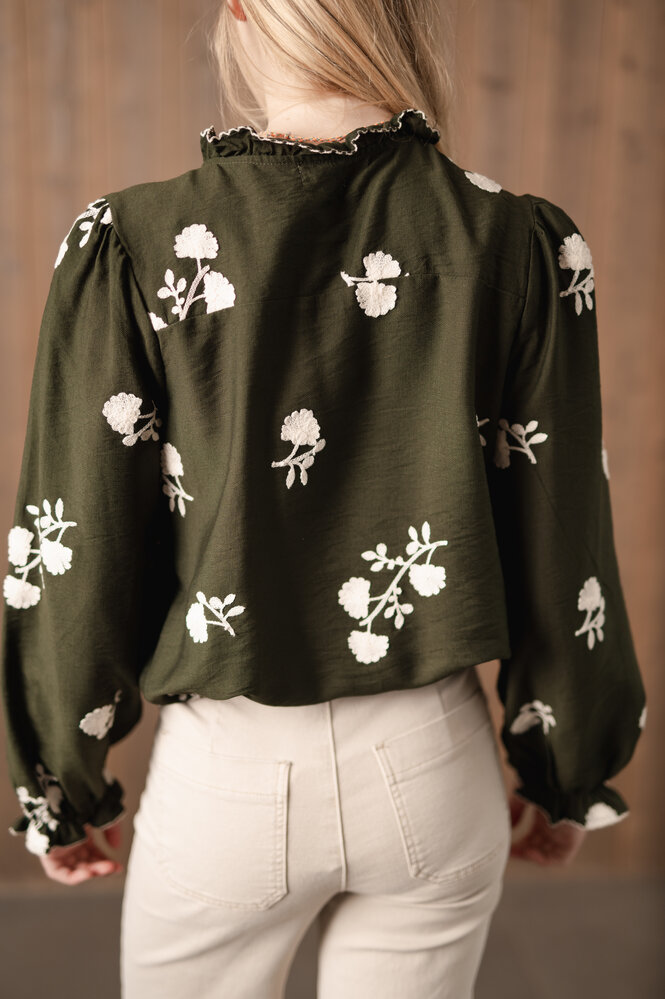 CALYSTA chemise kaki