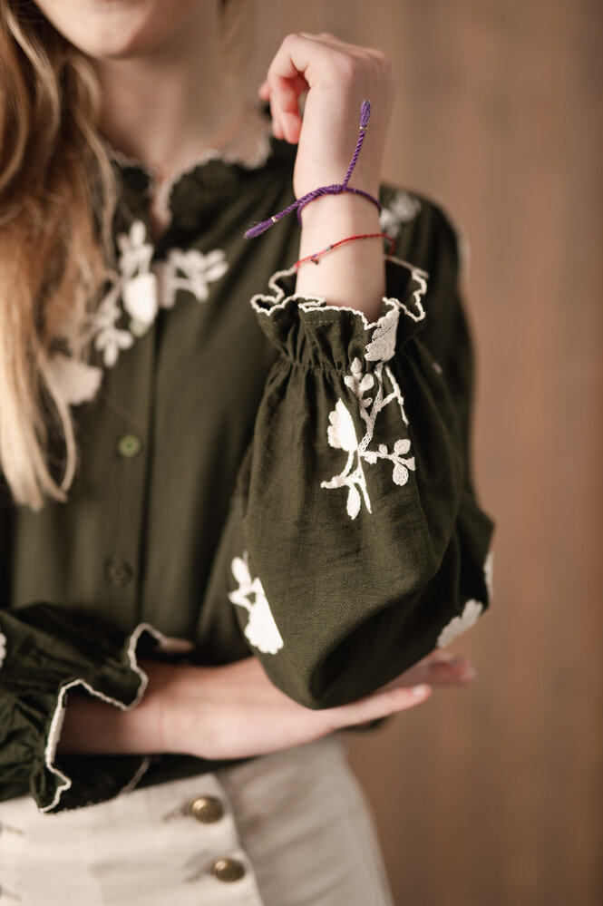 CALYSTA chemise kaki