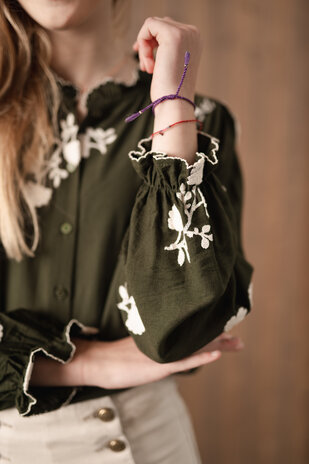 CALYSTA chemise kaki