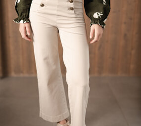 VICTORINE jean taupe