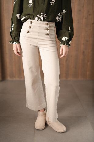 VICTORINE jean taupe