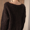 BRIELLE pull marron