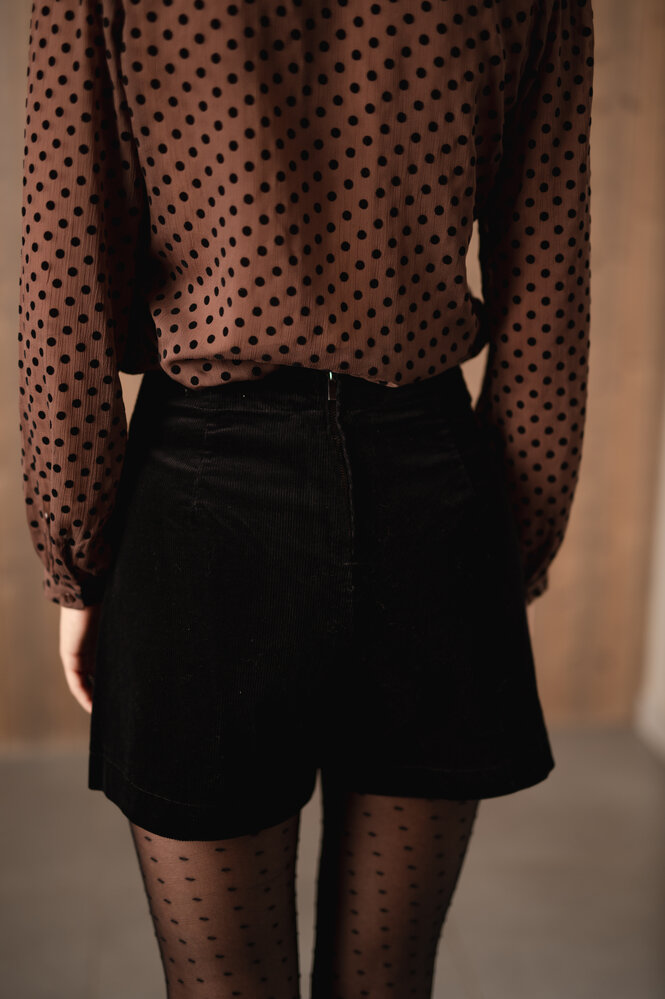 ORELLE jupe-short noir