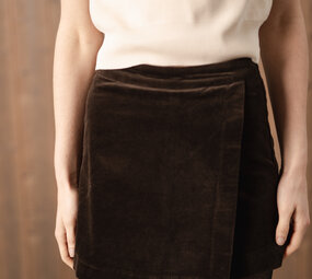 ORELLE short-jupe chocolat