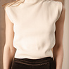 YSEULT blouse sans manches beige