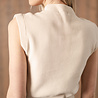 YSEULT blouse sans manches beige