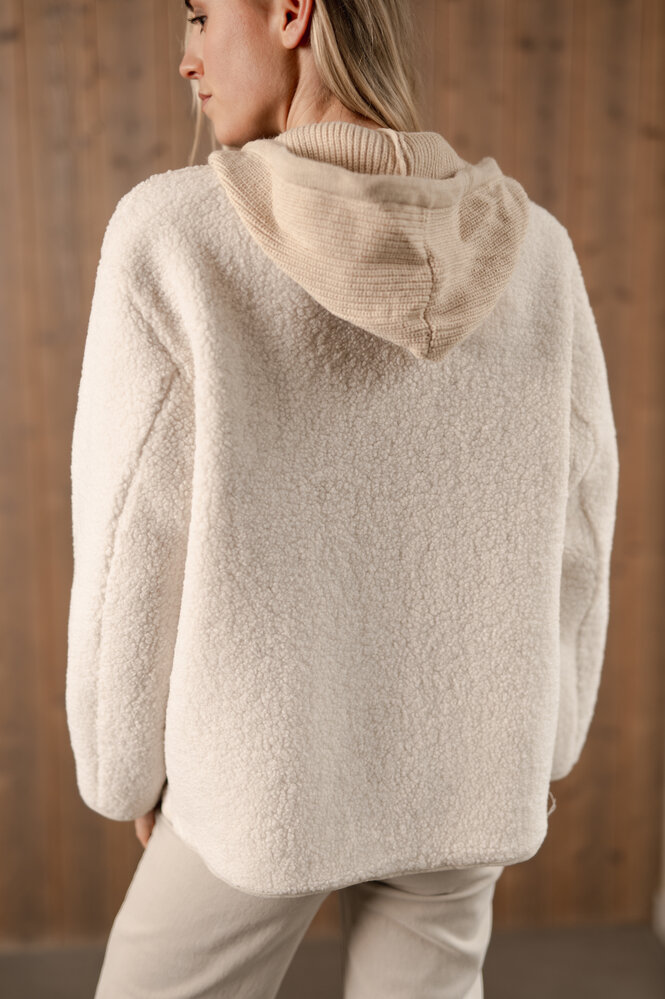 LORELEI veste teddy écru