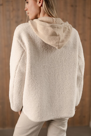 LORELEI veste teddy écru