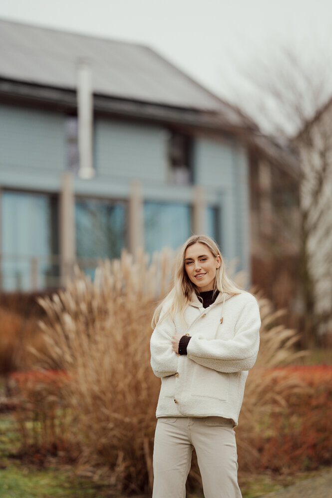 LORELEI veste teddy écru