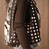Sac clouté choco ELODIE Sac clouté choco ELODIE