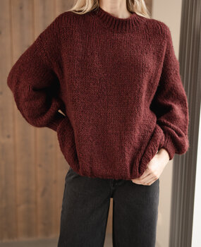 VERANA pull bordeaux