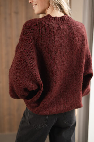 VERANA pull bordeaux VERANA pull bordeaux