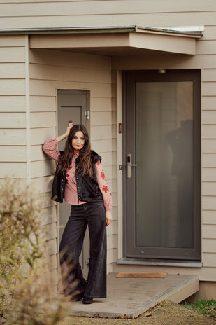 ELINA chemise bordeaux