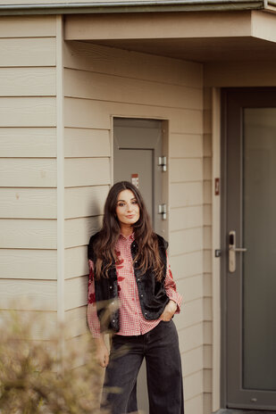 DARIA veste sans manches noir