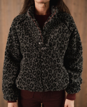 MIREL pull léopard gris