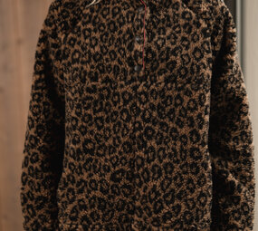 MIREL pull léopard choco