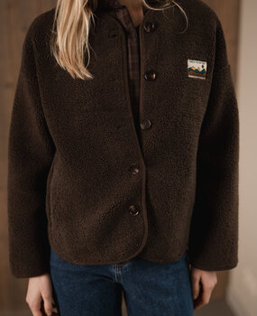 SELMA veste teddy choco