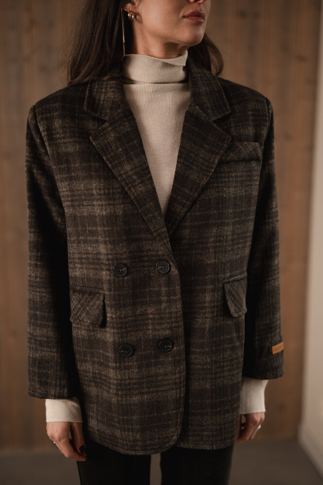 ELINORA veste blazer choco