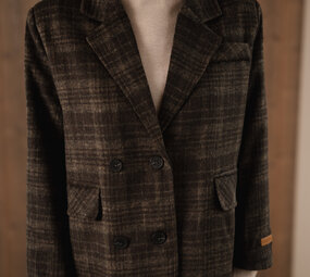 ELINORA veste blazer choco