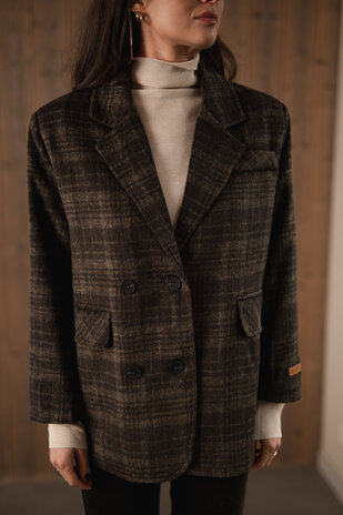 ELINORA veste blazer choco