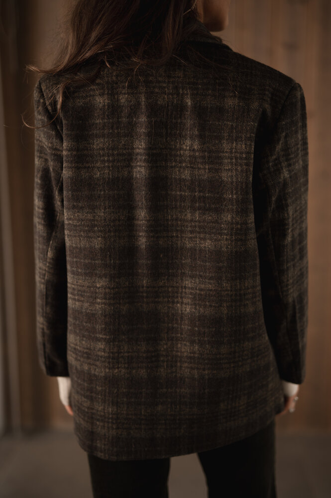 ELINORA veste blazer choco