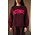 ORELYA pull iconic bordeaux