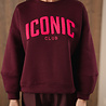 ORELYA pull iconic bordeaux