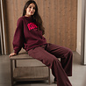 ORELYA pull iconic bordeaux