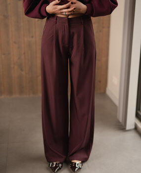 FREYJA pantalon aubergine