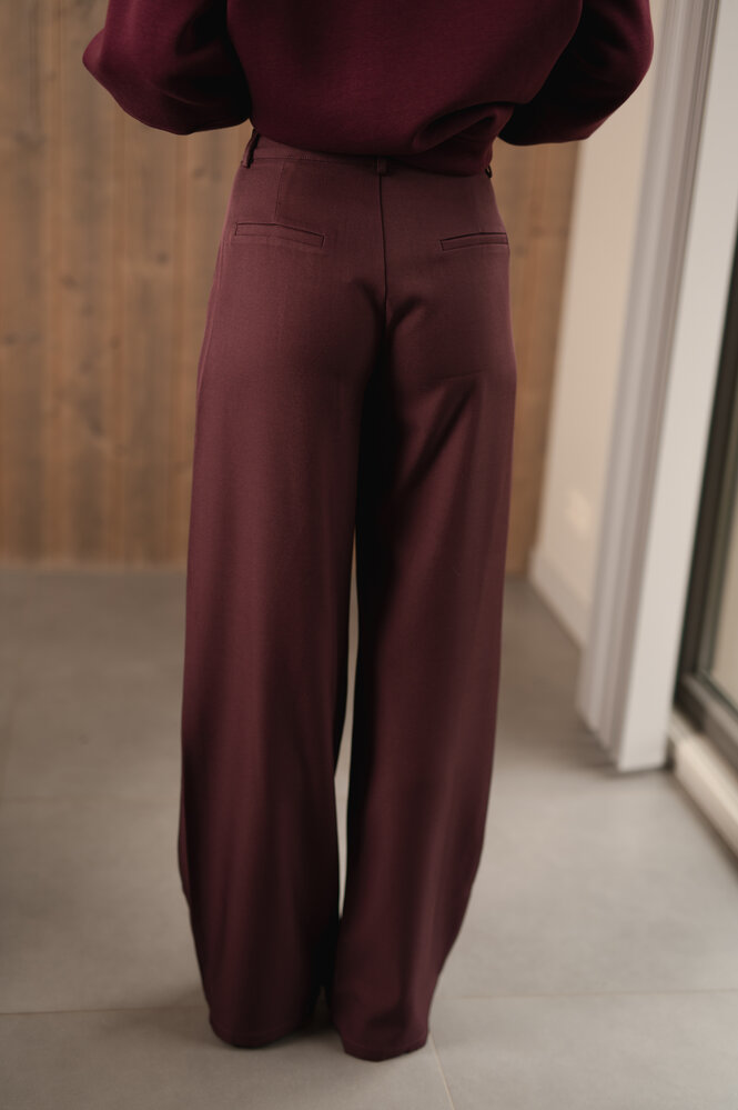 FREYJA pantalon aubergine