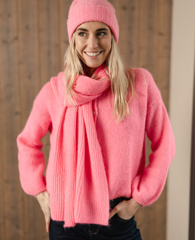 LYSE bonnet rose fuchsia