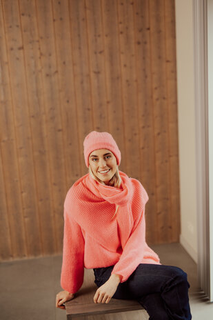 LYSE bonnet rose fuchsia