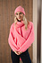 LYSE écharpe rose fuchsia
