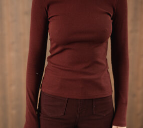 OLGA t-shirt bordeaux