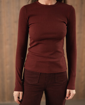 OLGA t-shirt bordeaux