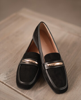 AMARA mocassins noir