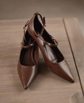 MARLOWE escarpins choco