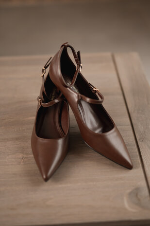 MARLOWE escarpins choco