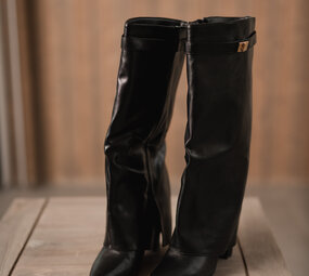 TANAISIE bottes hautes noir